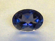 Cut and polished Iolite gemstone